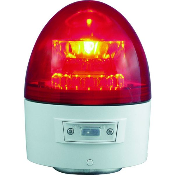 【メーカー在庫あり】 VL11B003AR (株)日惠製作所 NIKKEI ニコカプセル VL11B型 LED回転灯 118パイ 赤 VL11B-003AR HD店