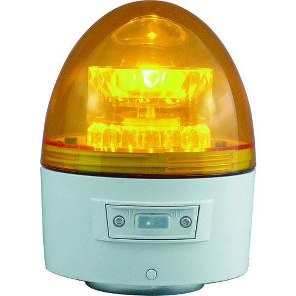 【メーカー在庫あり】 VL11B003AY (株)日惠製作所 NIKKEI ニコカプセル VL11B型 LED回転灯 118パイ 黄 VL11B-003AY HD店