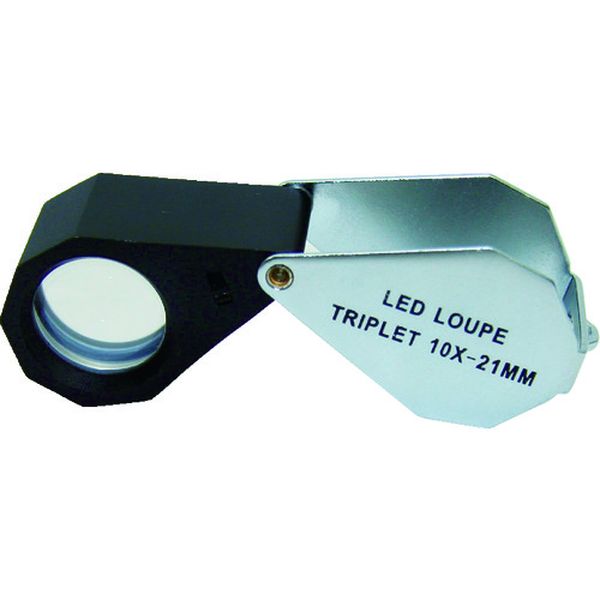 【メーカー在庫あり】 WLED10 池田レンズ工業(株) 池田レンズ ライト付10倍ルーペ W-LED10 HD店