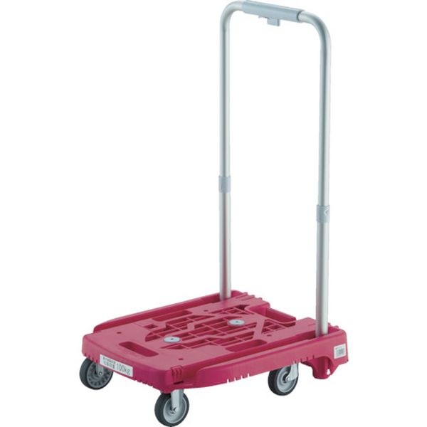 【製造業者店卸し資産あり】 WP2GP  トラスコ中山(株) TRUSCO 脂手押し車 カルティオミニ weego サクラ色 WP-2G-P 固定ディスク店