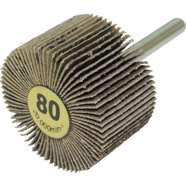 【メーカー在庫あり】 UF40255 柳瀬(株) ヤナセ 軸付フラップホイール(80) 10個入り YUF4025 HD店
