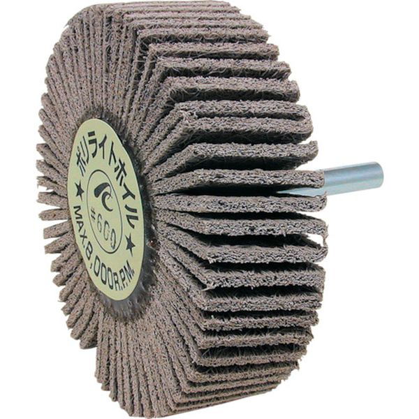 【メーカー在庫あり】 PLW302580 (株)イチグチ AC ポリライトホイル 軸径6mm ＃80 外径30×幅25×軸長40 5個入り PLW3025-80 HD店