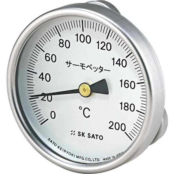 【メーカー在庫あり】 234040 (株)佐藤計量器製作所 佐藤 バイメタル式表面温度計 サーモペッター 0～400℃ (2340-40) 2340-40 HD店｜ヒロチー商事 ハーレー 店