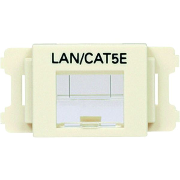 【メーカー在庫あり】 CMASSP5IWX JISプレート用シャッター付きアダプタ オフホワイト LAN・CAT5E (10個入) CMASSP5IW-X HD店