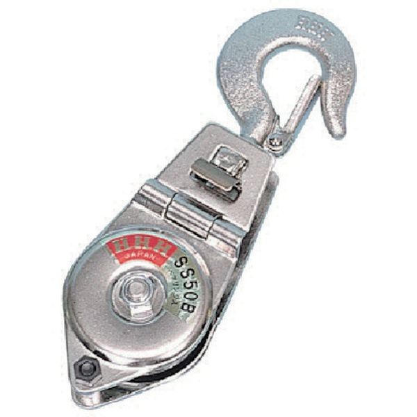 【メーカー在庫あり】 SS75B (株)スリーエッチ HHH シンプルスナッチ フック型75mmベアリング入 SS-75B HD店