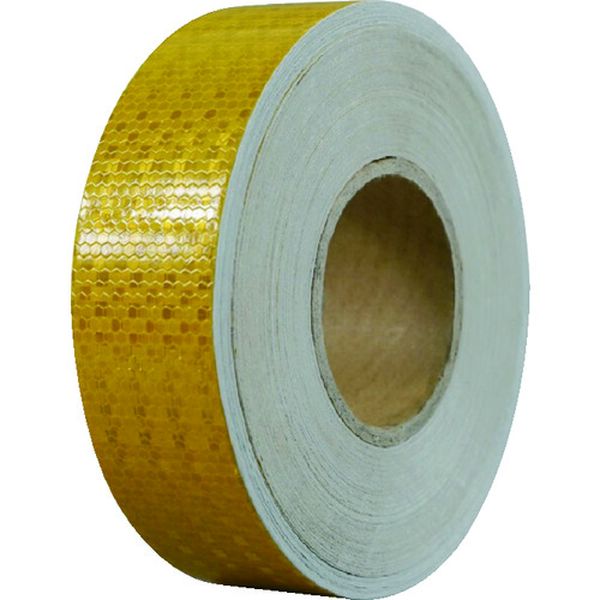 【メーカー在庫あり】 セーフラン安全用品(株) セーフラン 高輝度反射テープ 黄 幅50mm×50m 14353 HD店