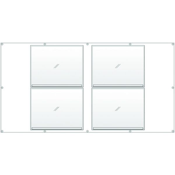 【メーカー在庫あり】 383761  ユニット(株) ユニット フェンスポケット400×500標識4枚用 383-761 HD店