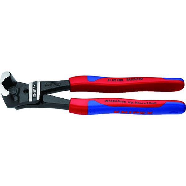 【メーカー在庫あり】 6102200 KNIPEX社 KNIPEX ボールエンドカッティングニッパー 6102-200 HD店|ヒロチー商事 ハーレー 店