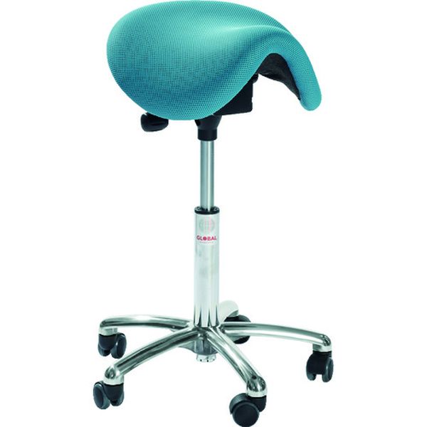 【メーカー在庫あり】 Global Global DALTON サドルチェア ブルー 座高58～77cm 462074512 HD店