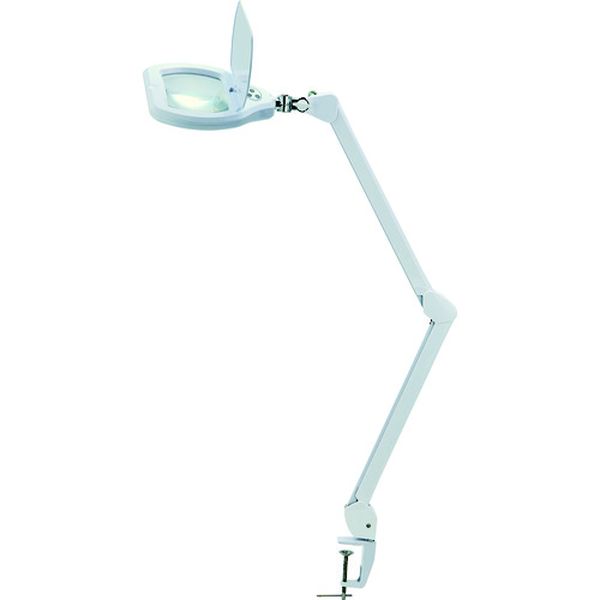 【メーカー在庫あり】 LS2S170AD 新潟精機(株) SK アーム式LED拡大鏡 無段階調光機能付 2倍 170x105mm LS2-S170AD HD店