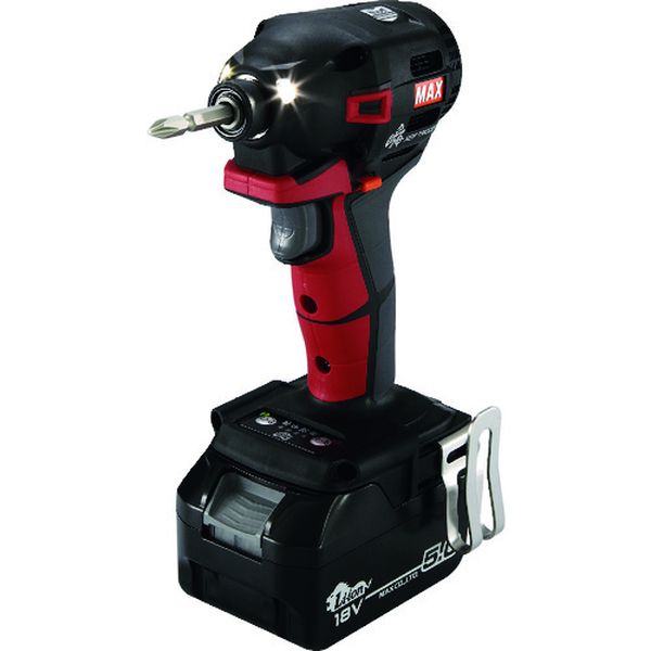 【メーカー在庫あり】 PJID153RB2C1850A マックス(株) MAX 充電式ブラシレスインパクトドライバ18Vセット赤 PJ-ID153R-B2C/1850A HD店