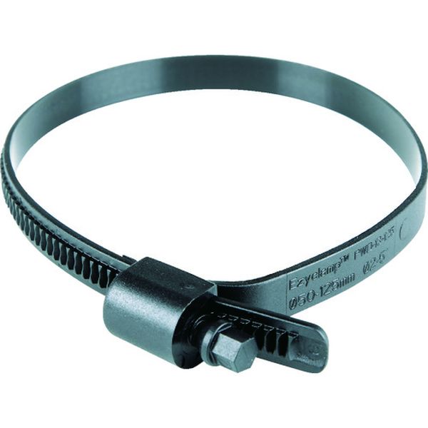 【メーカー在庫あり】 樹脂製ホースバンド Ezyclamp 締付径25.0～125.0mm 対辺8.0mm ナイロン66 PWD-13-125-SC-PA66-BK HD店