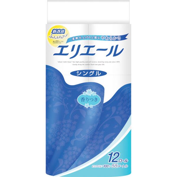 【メーカー在庫あり】 (株)EBS エリエール Eトイレットティシュー1P12R18(品番：823245/21001579) 823245 HD店