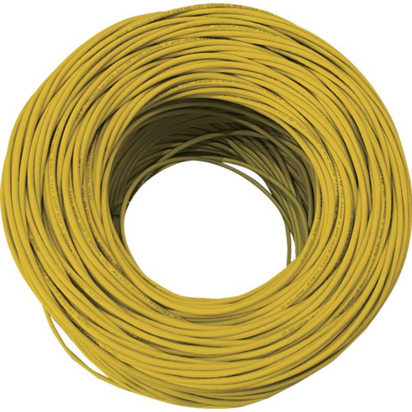 【メーカー在庫あり】 TUTPCAT5E100Y トラスコ中山(株) TRUSCO LANケーブル カテゴリ5e 100m 黄 TUTP-CAT5E-100Y HD店