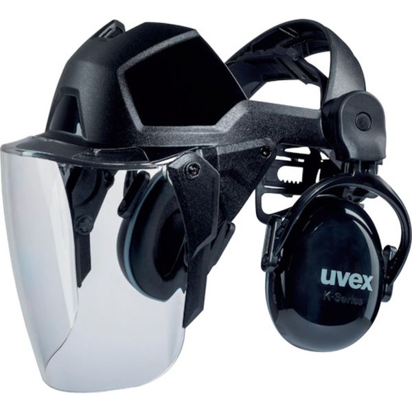 【メーカー在庫あり】 UVEX社 UVEX フィオス フェイスガード イヤーマフ付き 9790212 HD店|ヒロチー商事 ハーレー 店