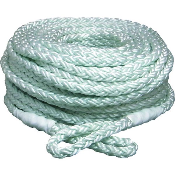 【製造会社店卸し資産あり】 NR8CROSS8200 電動轆轤用ナイロンクロスロープ(8打ち) 8粍Φ×200m 両端目玉産業 NR-8CROSS-8-200 固定ディスク店