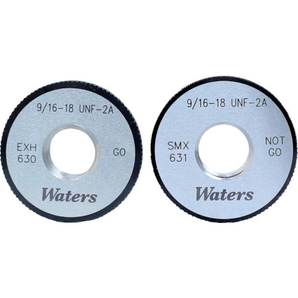 【メーカー在庫あり】 WR356UNF2A ウォーターズ社 WATERS ユニファイねじ用リングゲージ(UNF) 呼び寸法(mm)NO.3 WR3-56UNF2A HD店