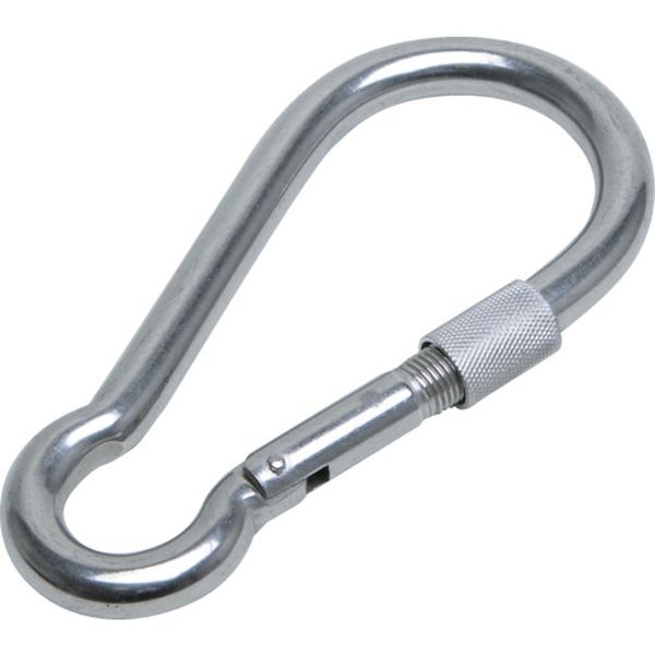 【メーカー在庫あり】 SGKA245214180 (110053158)SG-KA2452-14-180ステンレス鋼製環付カラビナ SG-KA2452-14-180 HD店