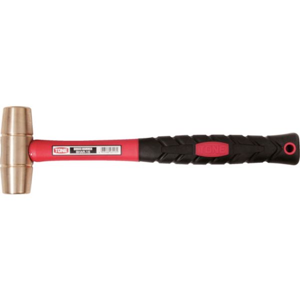 【メーカー在庫あり】 BHAR15 TONE(株) TONE 真鍮ハンマー 全長330mm BHAR-15 HD店