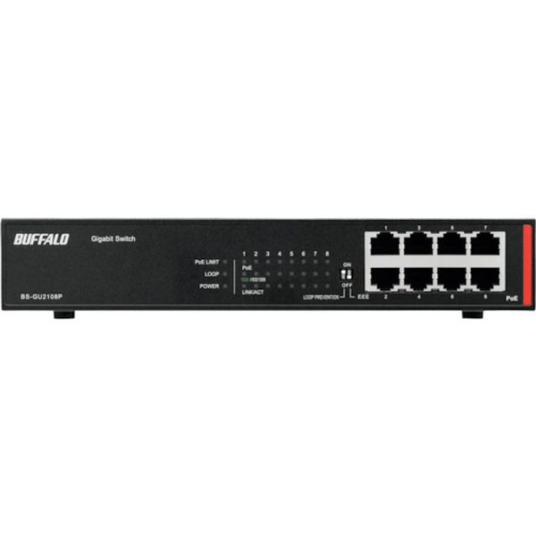 【メーカー在庫あり】 BSGU2108P 法人向け Giga対応 Layer2 アンマネージスイッチ 8ポート BS-GU2108P HD店|ヒロチー商事 ハーレー 店