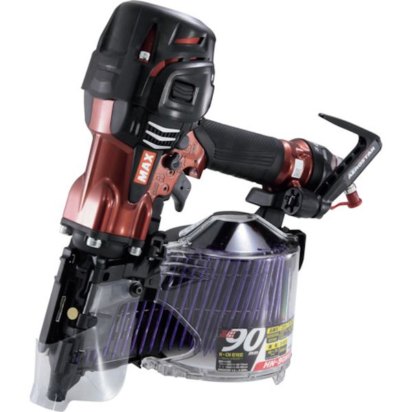 【製造会社店卸し資産あり】 マックス(株) MAX スーパーネイラ HN-90N6(D)-R HN90N6DR 固定ディスク店