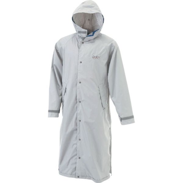 【メーカー在庫あり】 7260713L (株)カジメイク カジメイク エントラントレインコート シルバー 3L 7260-71-3L HD店