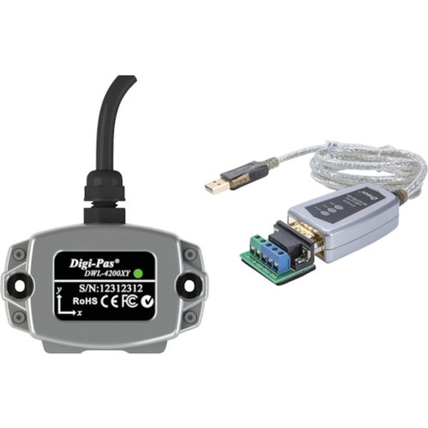 【メーカー在庫あり】 Digi-pas DWL4200XY Pro-Version 高性能2軸デジタル傾斜センサー ±0.02° 2-04221-99 HD店