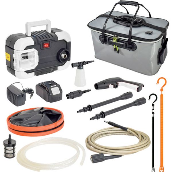 【メーカー在庫あり】 TNJC55CH5MSET 日動工業(株) 日動 充電式高圧洗浄機 ジェットクリーナー 特別セット TNJC55CH-5M-SET HD店
