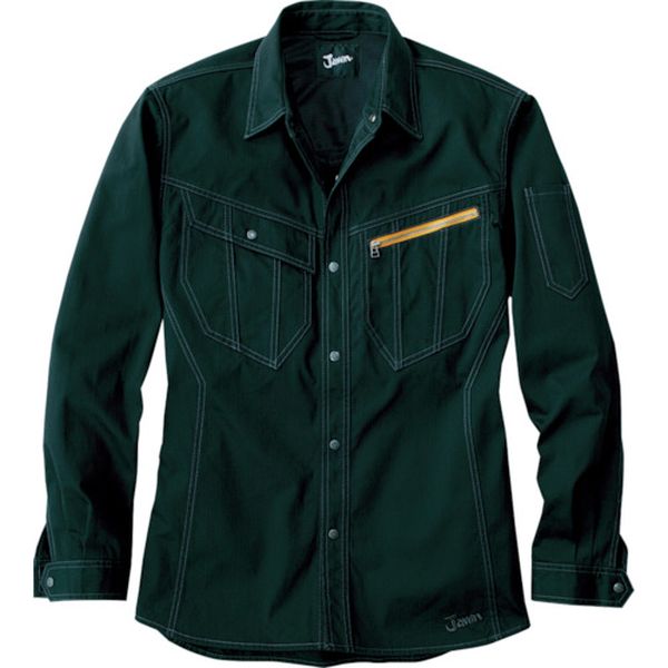 【メーカー在庫あり】 51904044L (株)自重堂 Jawin ナガソデシャツ Lサイズ ブラック 51904-044-L HD店 5,394円