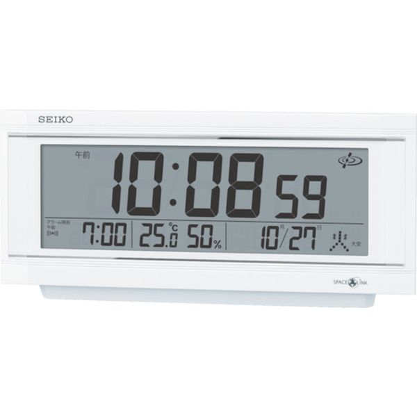 【メーカー在庫あり】 セイコータイムクリエーション(株) SEIKO スペースリンク置時計 GP501W HD店｜ヒロチー商事 ハーレー 店