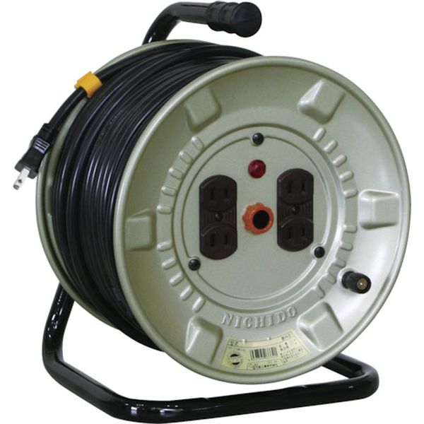 【メーカー在庫あり】 NNP204F 日動工業(株) 日動 電工ドラム アースなし 極太電線 20m NNP-204F HD店