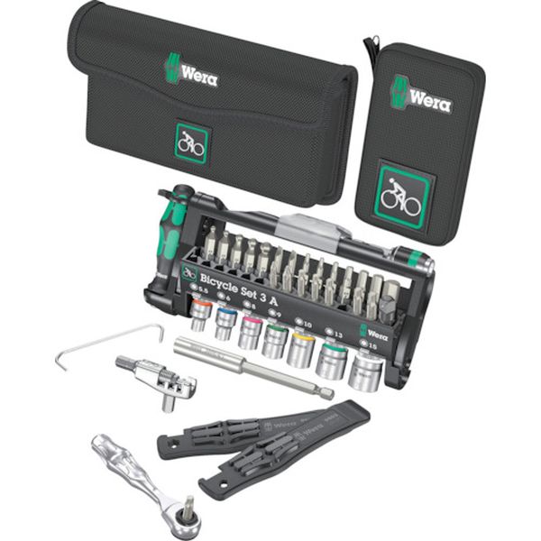 【メーカー在庫あり】 Wera社 Wera 自転車メンテナンスセット3A 004183 HD店
