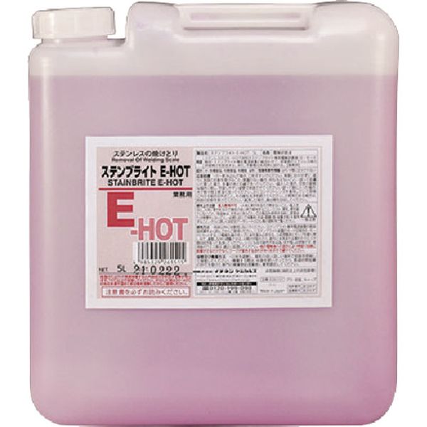 【メーカー在庫あり】 (株)イチネンケミカルズ イチネンケミカルズ ステンブライト E-HOT 5L 026151 HD店