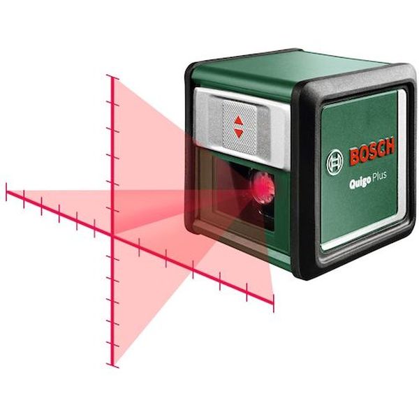 【製造業者店卸し資産あり】 ボッシュ(株) ボッシュ クロスラインレーザー QUIGOPLUS 0603663651 固定ディスク店 計測工具-DIY・工具-花・ガーデン・DIY