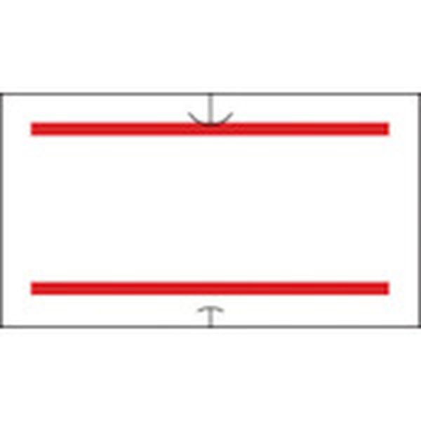 【メーカー在庫あり】 (株)サトー SATO SP/UN01C用 共通ラベル 3 赤二本線(強粘)(100巻入) 419999031 HD店