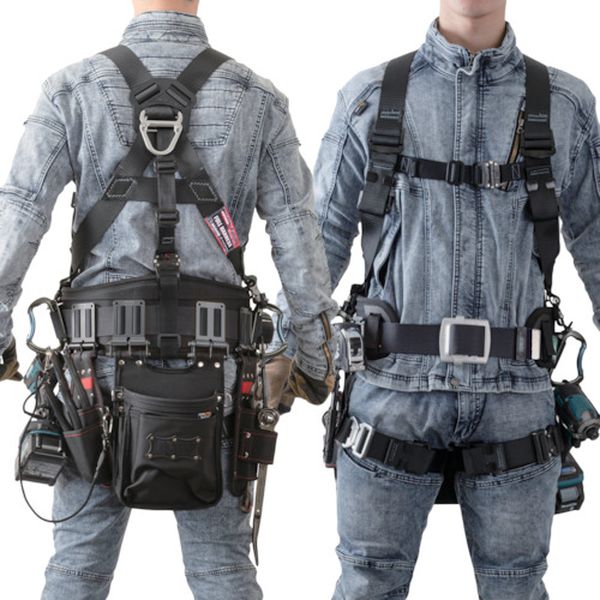 【メーカー在庫あり】 TH521OTBLKLBX 藤井電工(株) ツヨロン KITEハーネス ハーネス本体のみ 黒 Lサイズ TH-521-OT-BLK-L-BX HD店