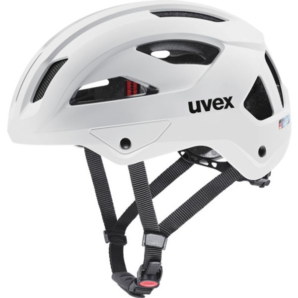 【メーカー在庫あり】 自転車ヘルメット uvex stride ホワイトマット 53-56 4107140213UVEX HD店