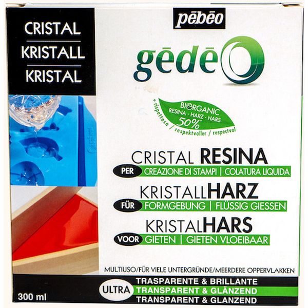 【メーカー在庫あり】 バイオベース・クリスタルレジンキット300ml(主剤200ml＋硬化剤100ml) 766142 HD店