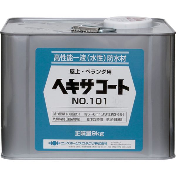 【メーカー在庫あり】 ニッペホームプロダクツ(株) ニッぺ ヘキサコート 101 9kg グレー HXP001-9 4976124825026 HD店|ヒロチー商事 ハーレー 店