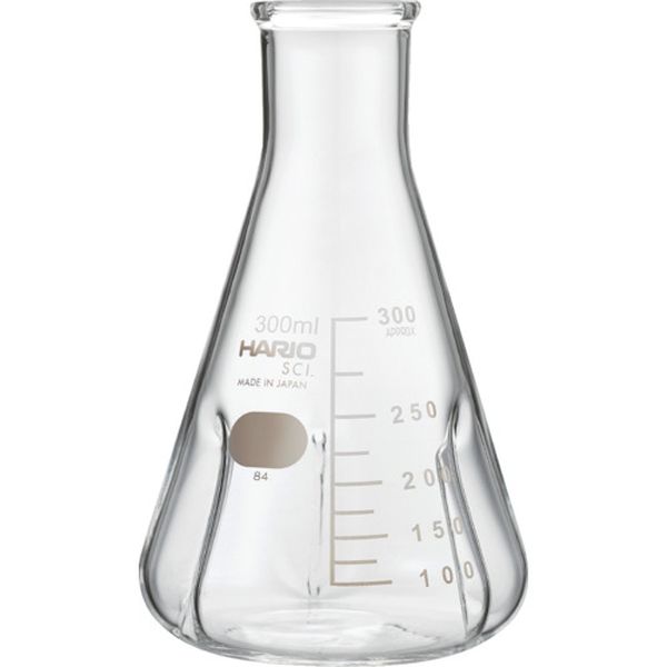 【メーカー在庫あり】 BSF300SCI  ハリオサイエンス(株) HARIO バッフル付き三角フラスコ300ml BSF-300-SCI HD店 メスシリンダー-花・ガーデン・DIY-容器・試験管