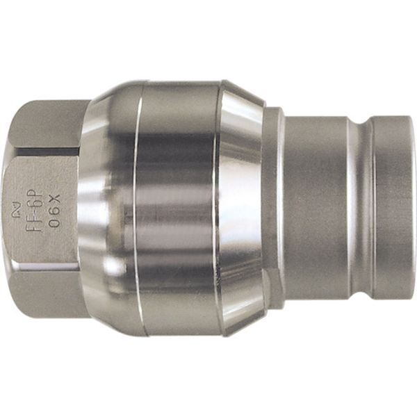 【メーカー在庫あり】 FF4PSTEELNBR 日東工器(株) 日東工器 フラットフェイスカプラFF型 相手側取付サイズR1/2(20905) FF-4P HD店