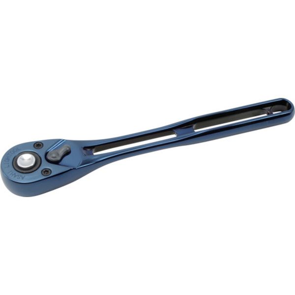 【メーカー在庫あり】 ライツールラチェットハンドル 3/8 72山 イオンプレーティング メタルブルー LVR3180A HD店