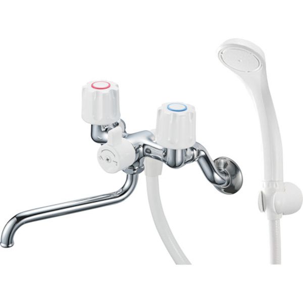 【メーカー在庫あり】 SK11W13 SANEI(株) SANEI ツーバルブシャワー混合栓 SK11-W-13 HD店