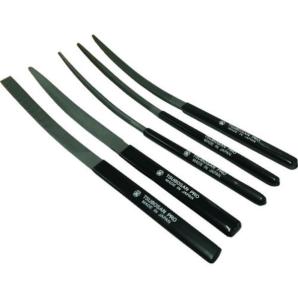 【メーカー在庫あり】 STS0503 ツボサン(株) ツボサン プロヤスリ 舟型 5本組 セット 細目 STS05-03 HD店