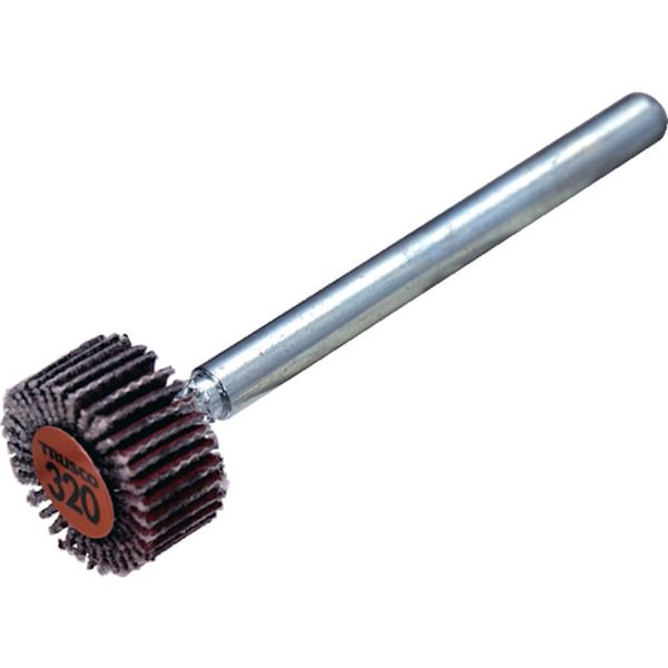【メーカー在庫あり】 TCF1005CE320 セラミックフラップホイール 軸径3mm ＃320 外径10×幅5×軸長30 (10個入) TCF1005-CE-320 HD店