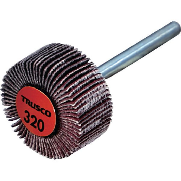 【メーカー在庫あり】 TCF2010CE320 セラミックフラップホイール 軸径3mm ＃320 外径20×幅10×軸長30 (10個入) TCF2010-CE-320 HD店