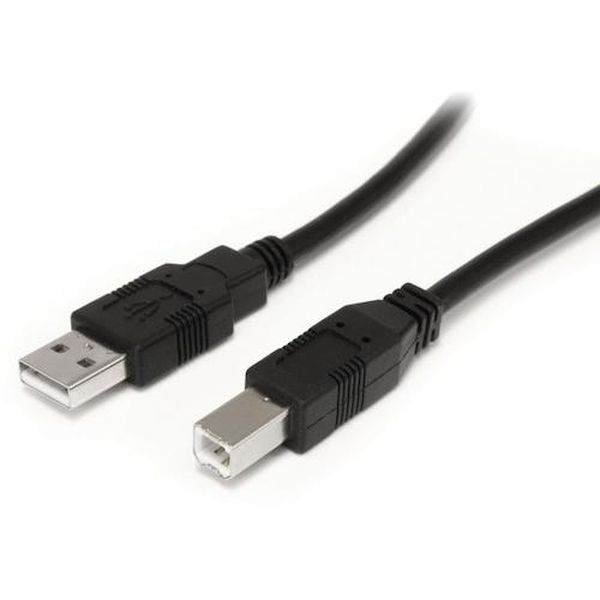 【メーカー在庫あり】 USBケーブル/A-B/9.1m/USB 2.0/480Mbps/オス・オス/ブラック USB2HAB30AC HD店