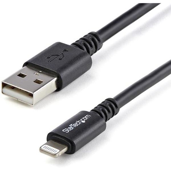 【メーカー在庫あり】 Lightningケーブル/USB-A/3m/480Mbps/Apple MFi認証/ブラック/iPhoneライトニング USBLT3MB HD店