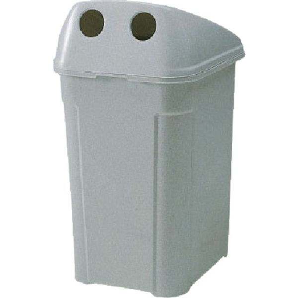 【メーカー在庫あり】 D110K2 岐阜プラスチック工業(株) リス 樹脂ごみ箱 337395 美サイクルボックスグレー D110-K2 HD店