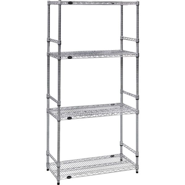 【メーカー在庫あり】 ステンレス製メッシュラック W1205XD457XH1838 4段 サイドバー付 TSMSDB6444 HD店|ヒロチー商事 ハーレー 店